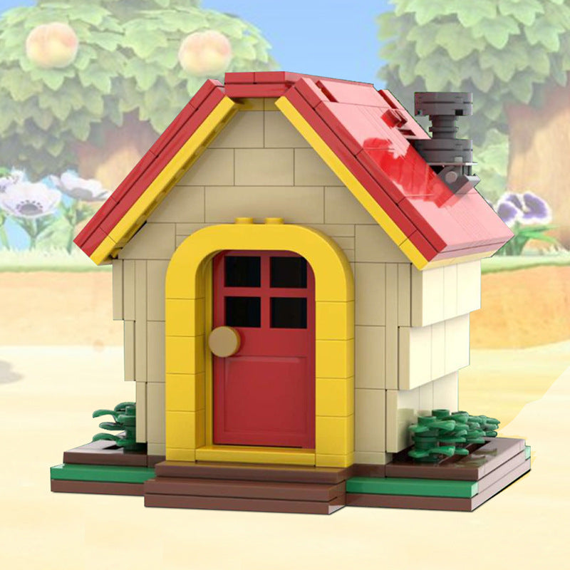 moc-110670 animal crossing house building set - 1