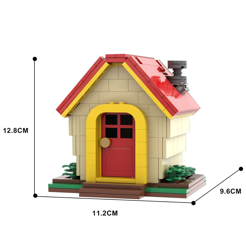 moc-110670 animal crossing house building set - 4