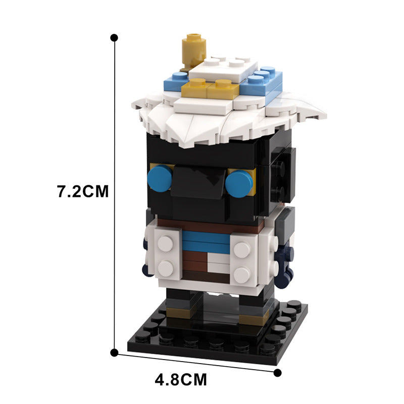 moc-116271 valorant cypher brickheadz building set - 4