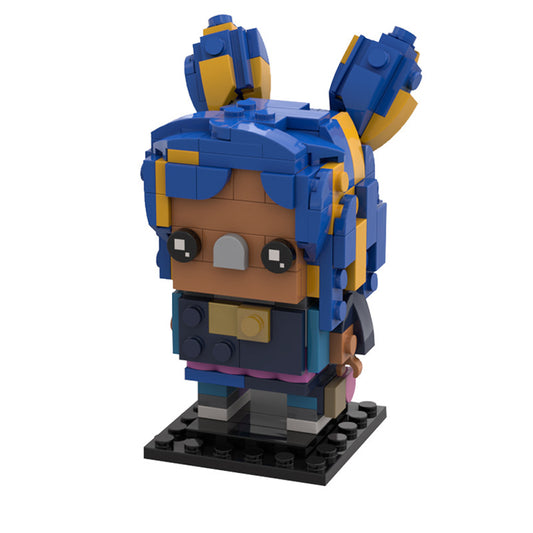 moc-121087 valorant neon brickheadz building set - 2