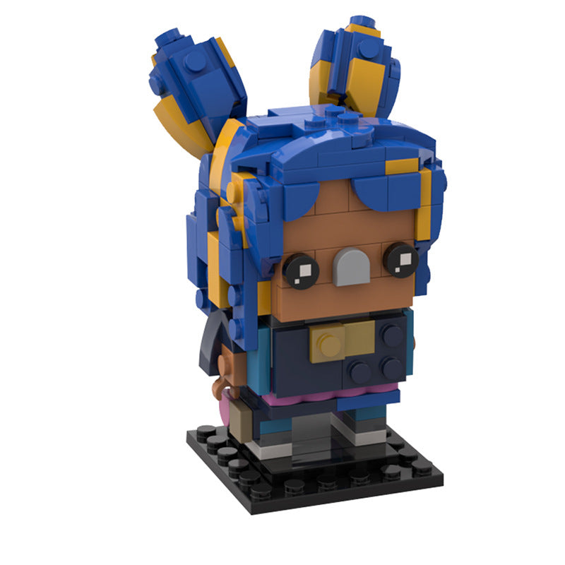 moc-121087 valorant neon brickheadz building set - 5