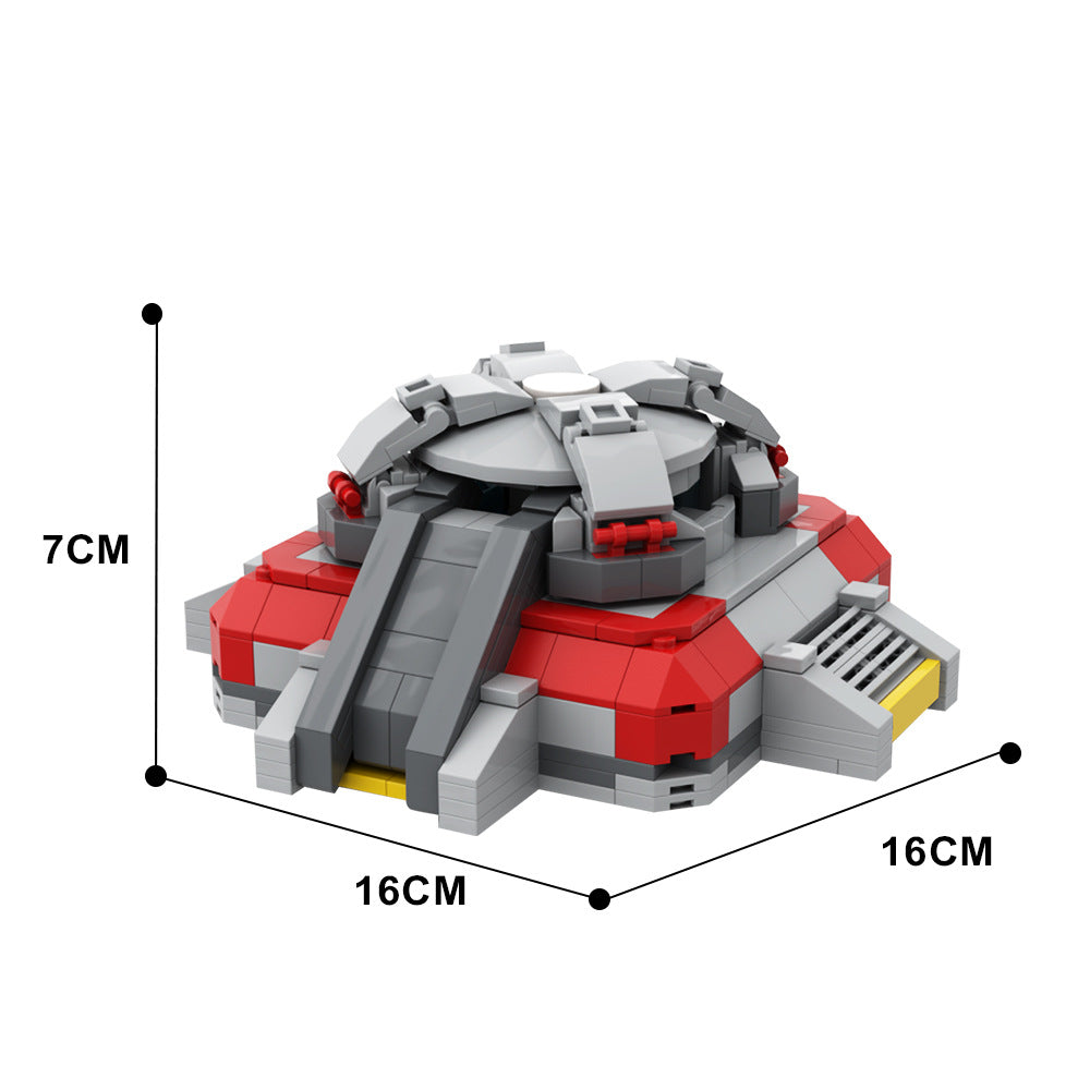 moc-121825 terraner bunker building set - starcraft - 4