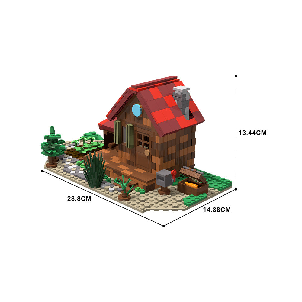 moc-125029 stardew valley farmhouse building set - 4