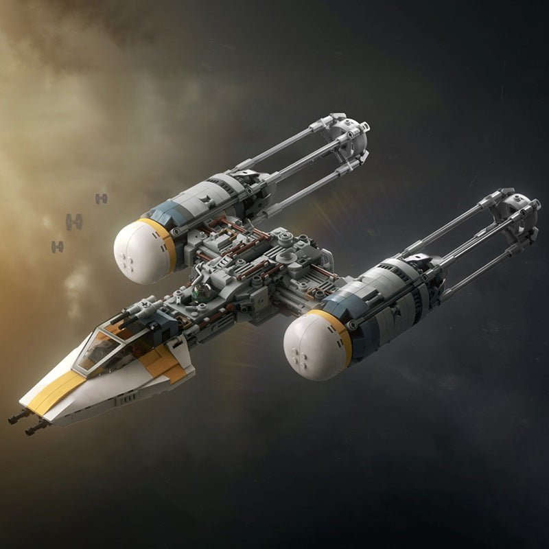 moc-126638 btl-a4 ywing gold squadron - star wars 75172 modification - 2