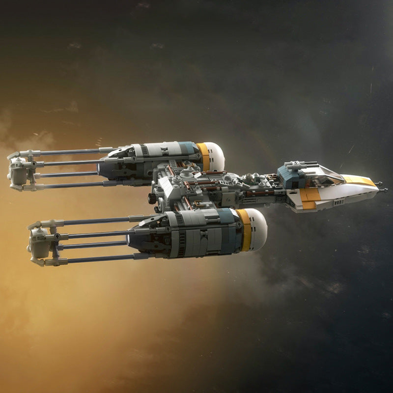 moc-126638 btl-a4 ywing gold squadron - star wars 75172 modification - 4