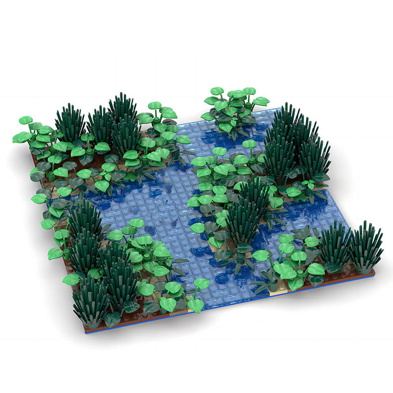 moc-127210 little water landscape - blocks set - 536 pcs -1