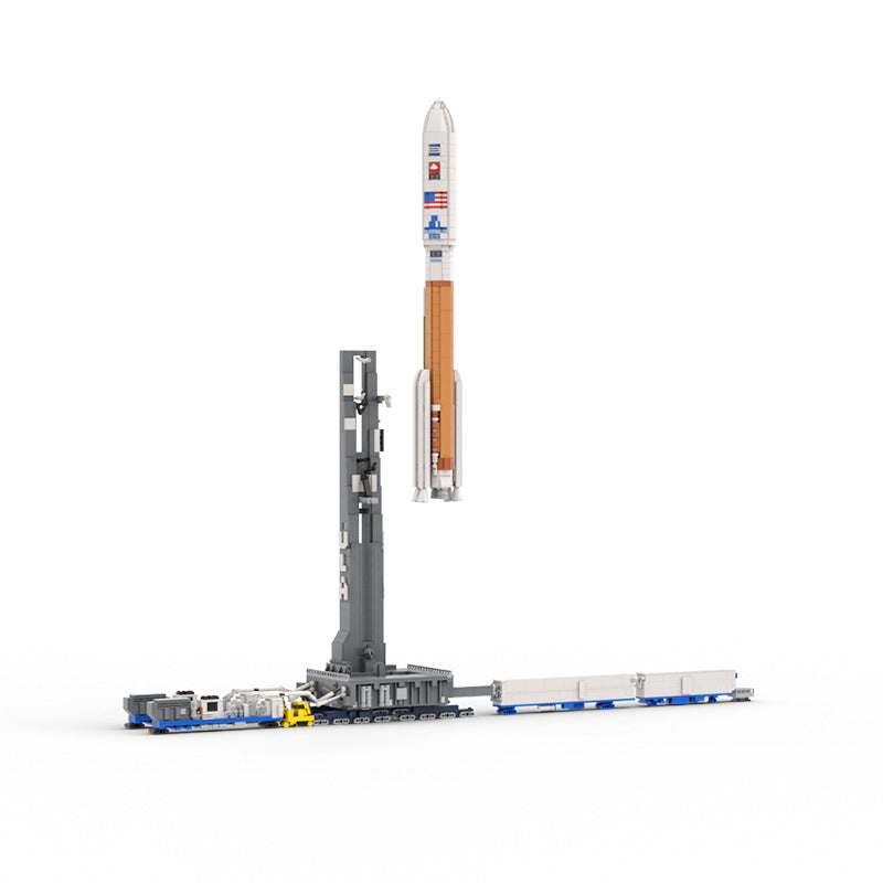 moc-128611 atlas v transport vehicle - 1110 scale - 3429 pcs - 6