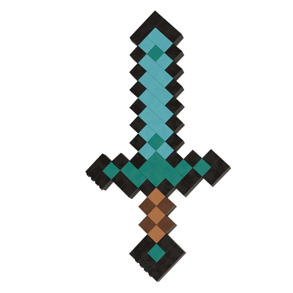 moc-131211 diamond sword building set - minecraft - 5