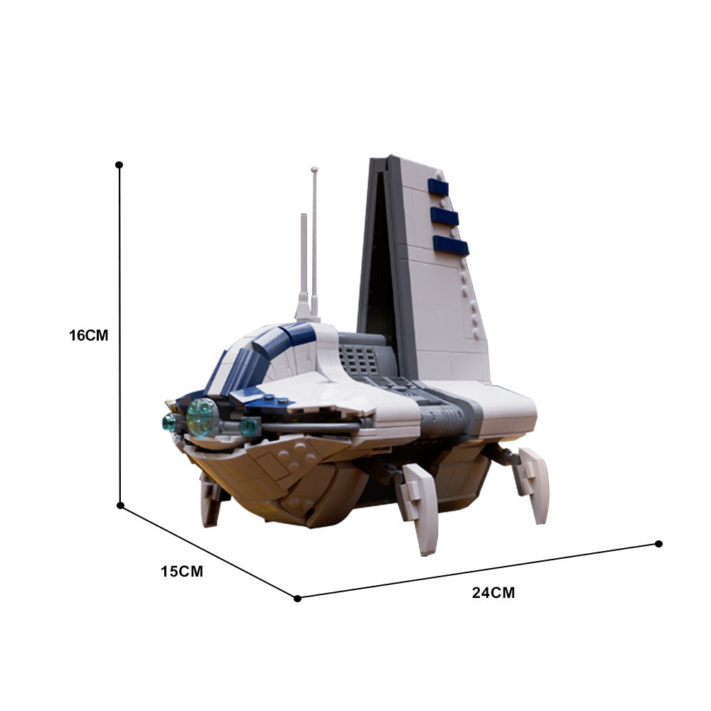 moc-133208 cis sheathipede shuttle building set - 4