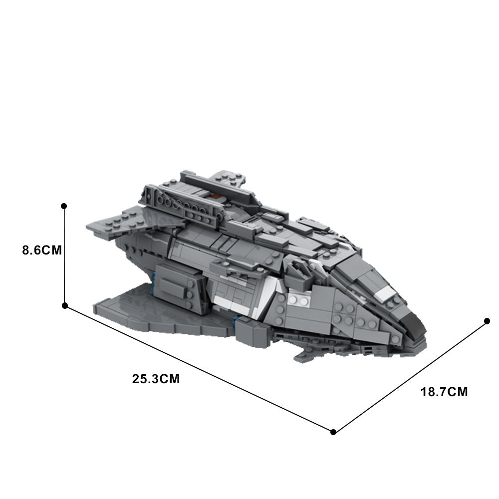 moc-133511 federal gunship building set - elite dangerous - 4