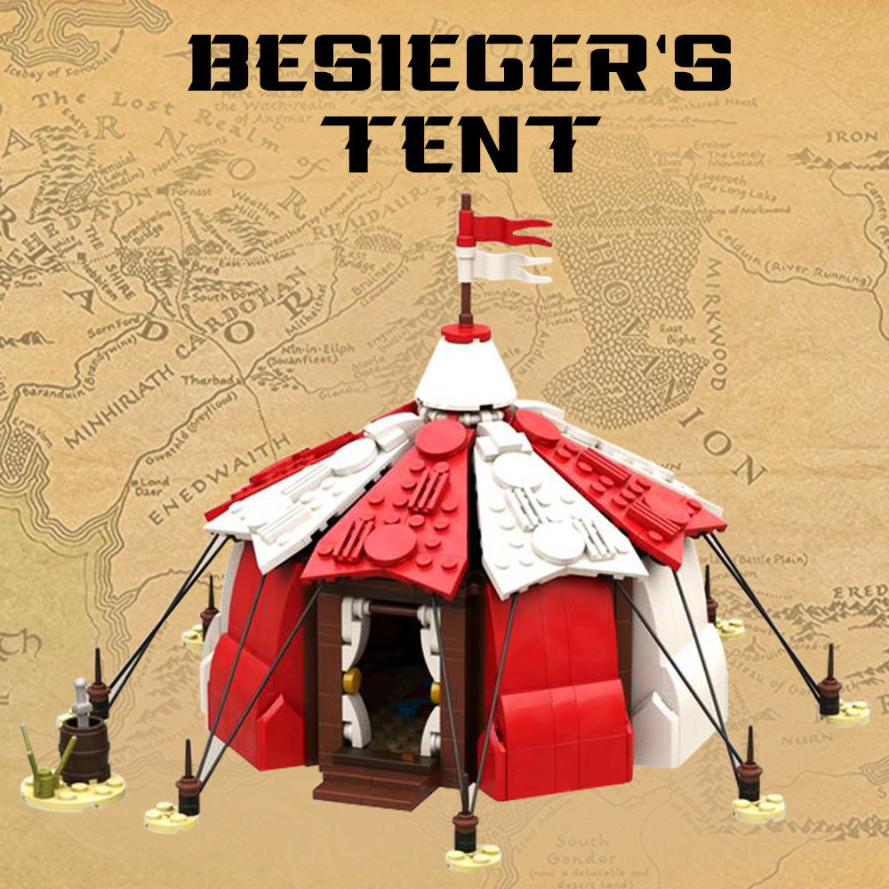moc-134145 besieger's tent building set -  world of warcraft - 3