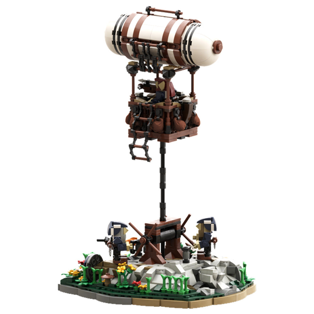 moc-134583 guard balloon building set - dwarven lookout - 3