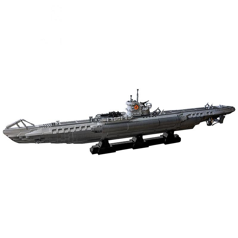 moc-139272 u-boat type viic - german world war ii - 4742 pcs - 1