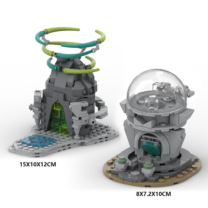moc-153792 zelda tears of the kingdom gacha device dispenser - 340 pcs - 4