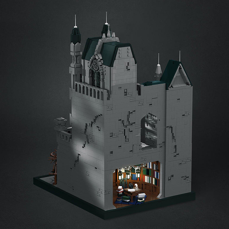 moc-155744 the streets of yharnam gothic city from the bloodborne game - 3