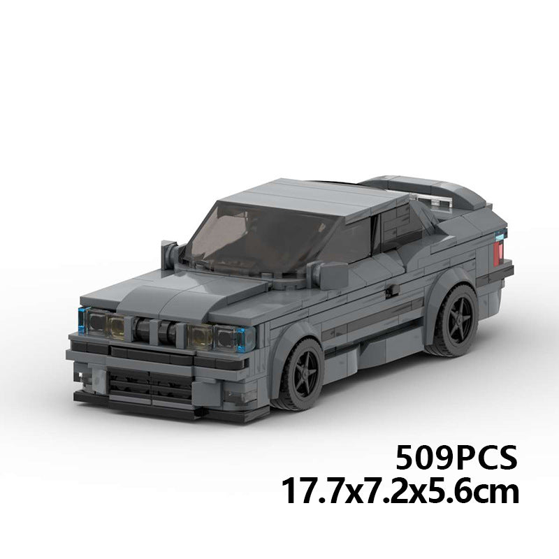 moc-156606 1992 bmw m3 e36 504 pcs whtie blue - 2