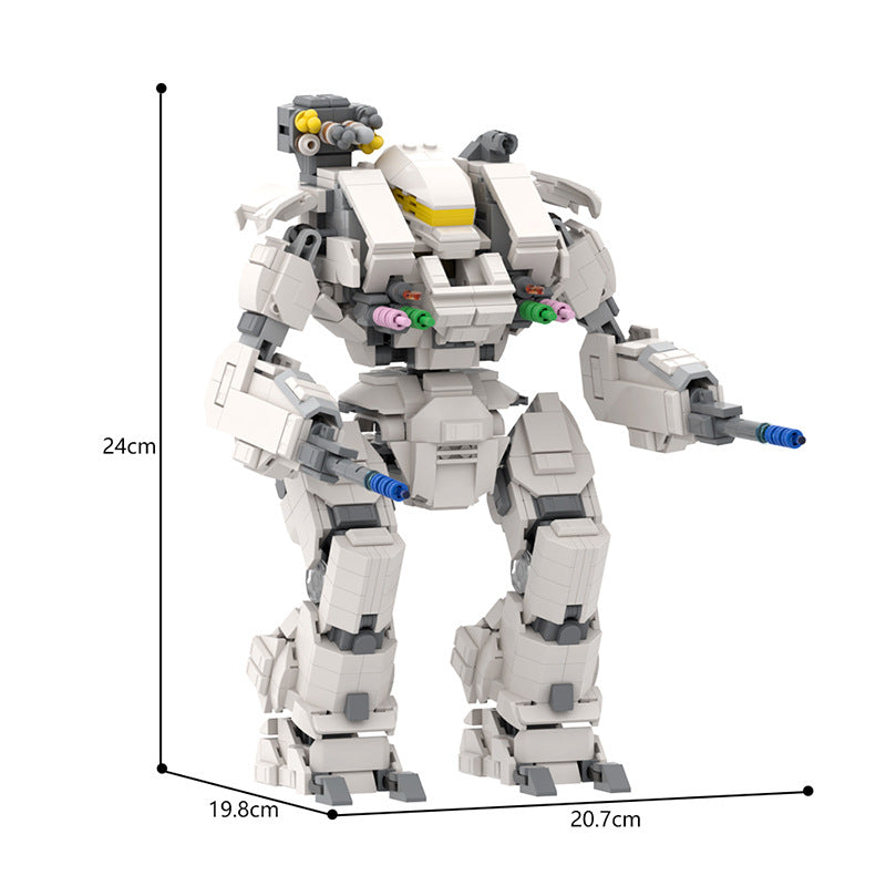 moc-163848 warhammer whm-6r battletmech from mechwarrior 5
- 4