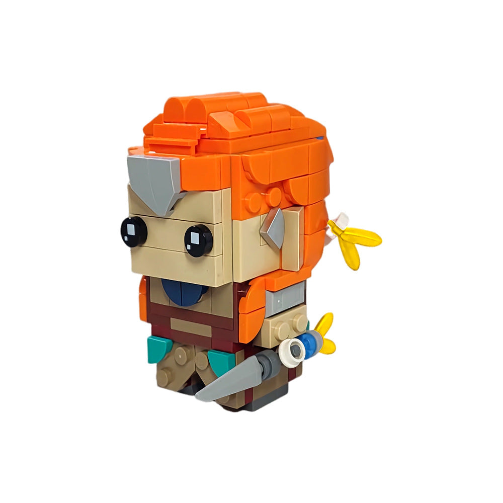 moc-17154 dawn aloy brickheadz building set - horizon - 5