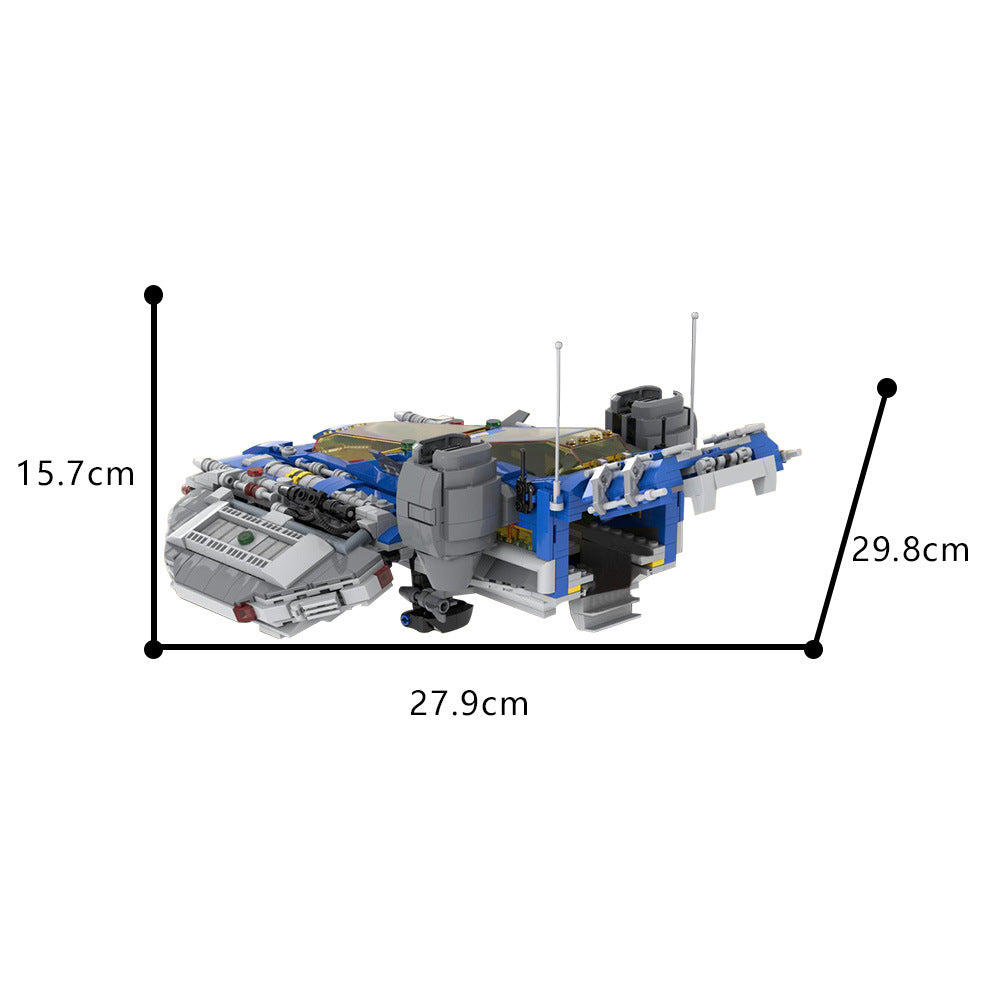 moc-171617 mpv reliant spaceship building set - 4