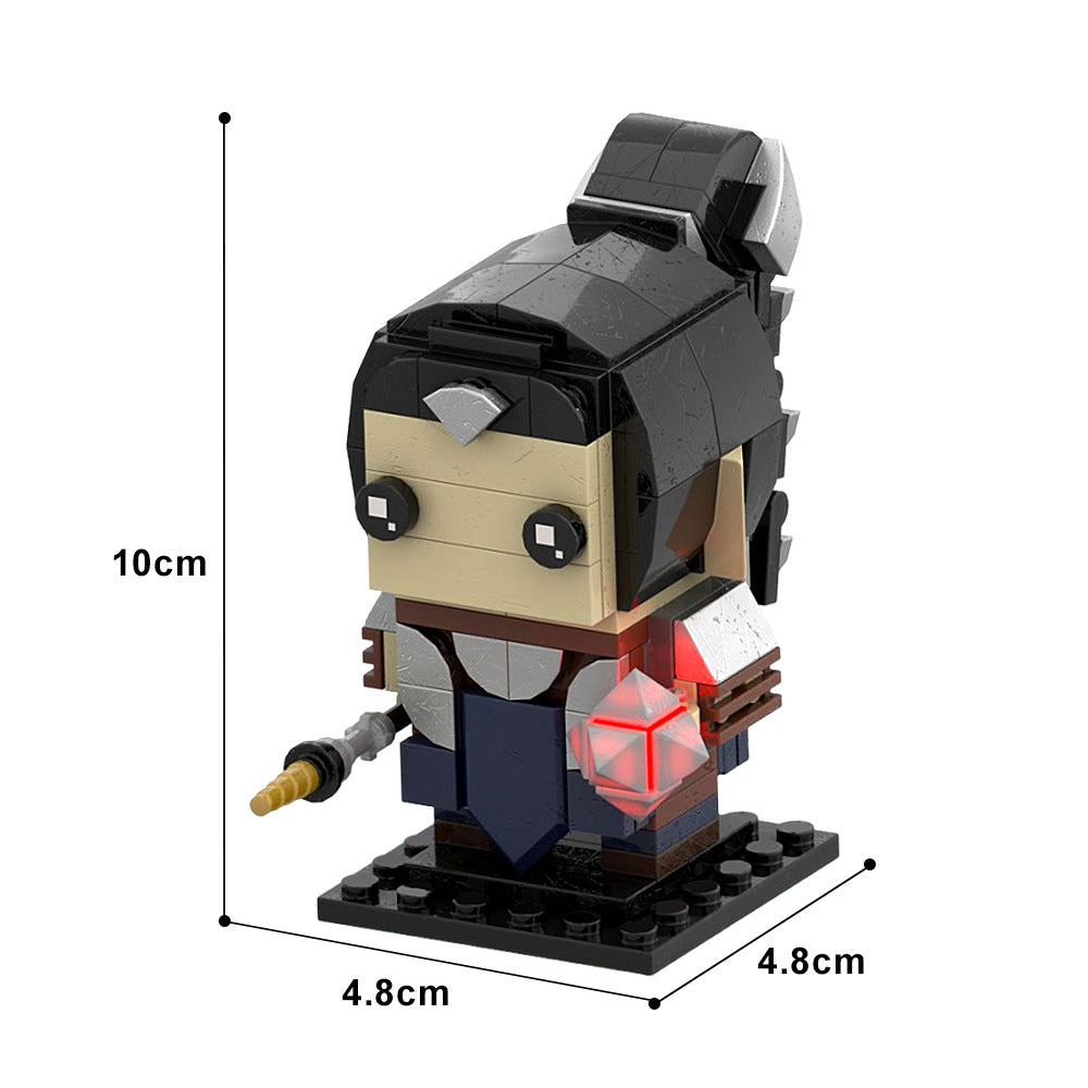 moc-179958 shadowheart brickheadz - baldur's gate 3 - 3