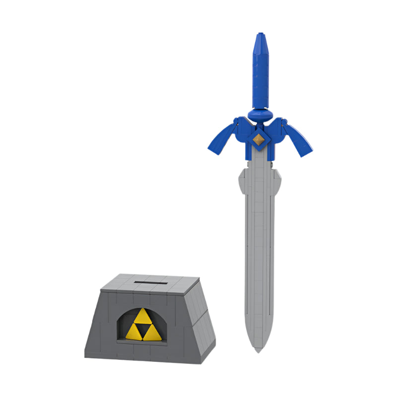 moc-18062 zelda moc: the master sword - 244 pcs