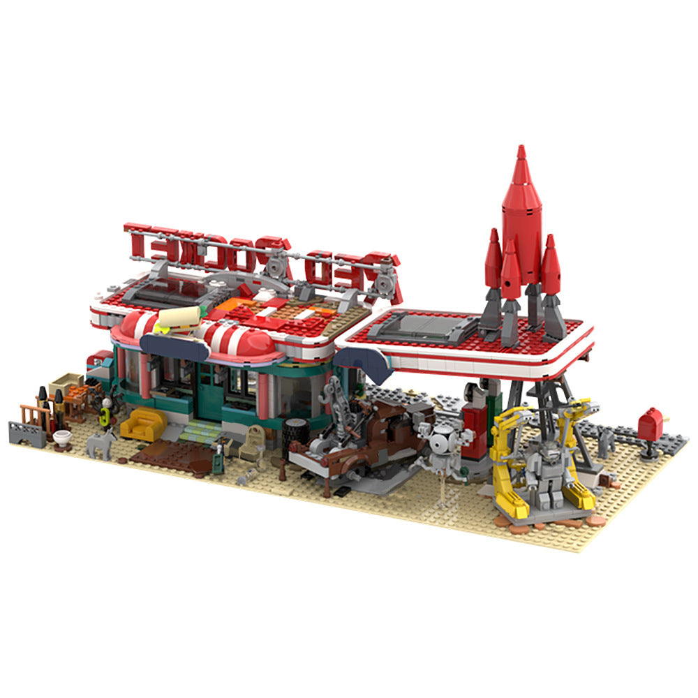 moc-180677 red rocket modular gas station from fallout - 2