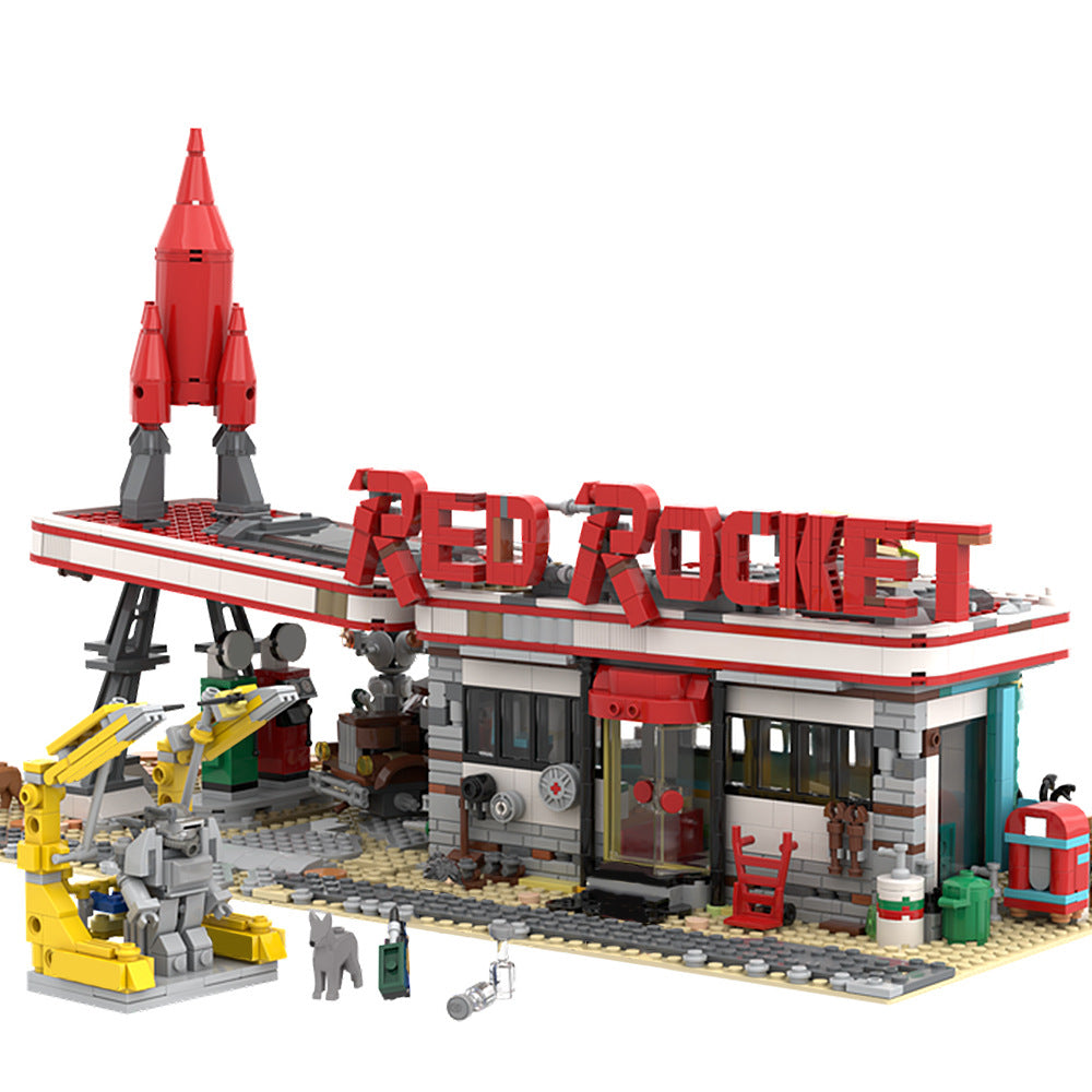 moc-180677 red rocket modular gas station from fallout - 5
