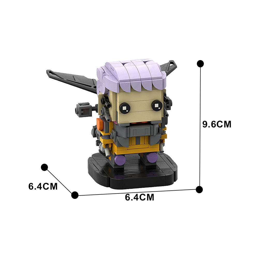 moc-181115 valkyrie brickheadz building set - apex legends - 2