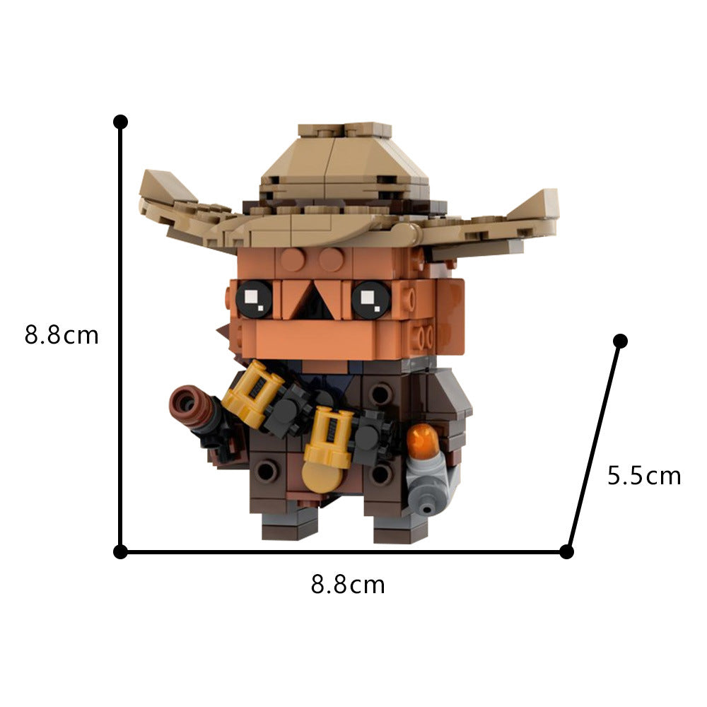 moc-183828 ghoul brickheadz - fallout - 3
