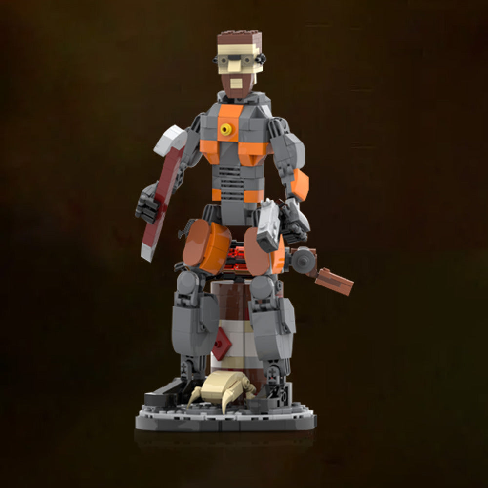 moc-191371 gordon freeman building set - half-life 2 - 1