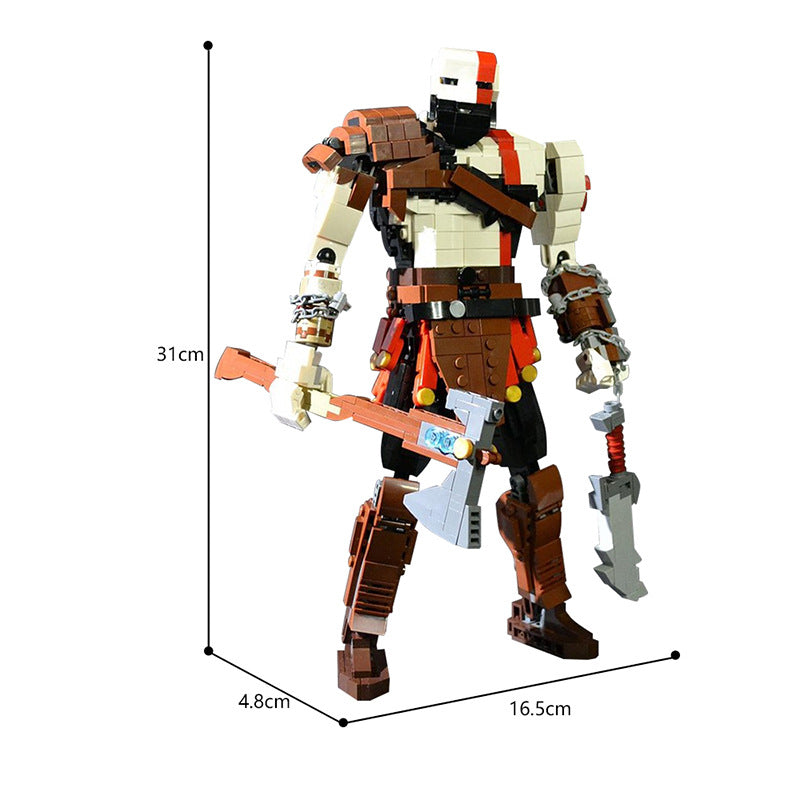 moc-192904 kratos - god of war 2018 968 pcs - 4