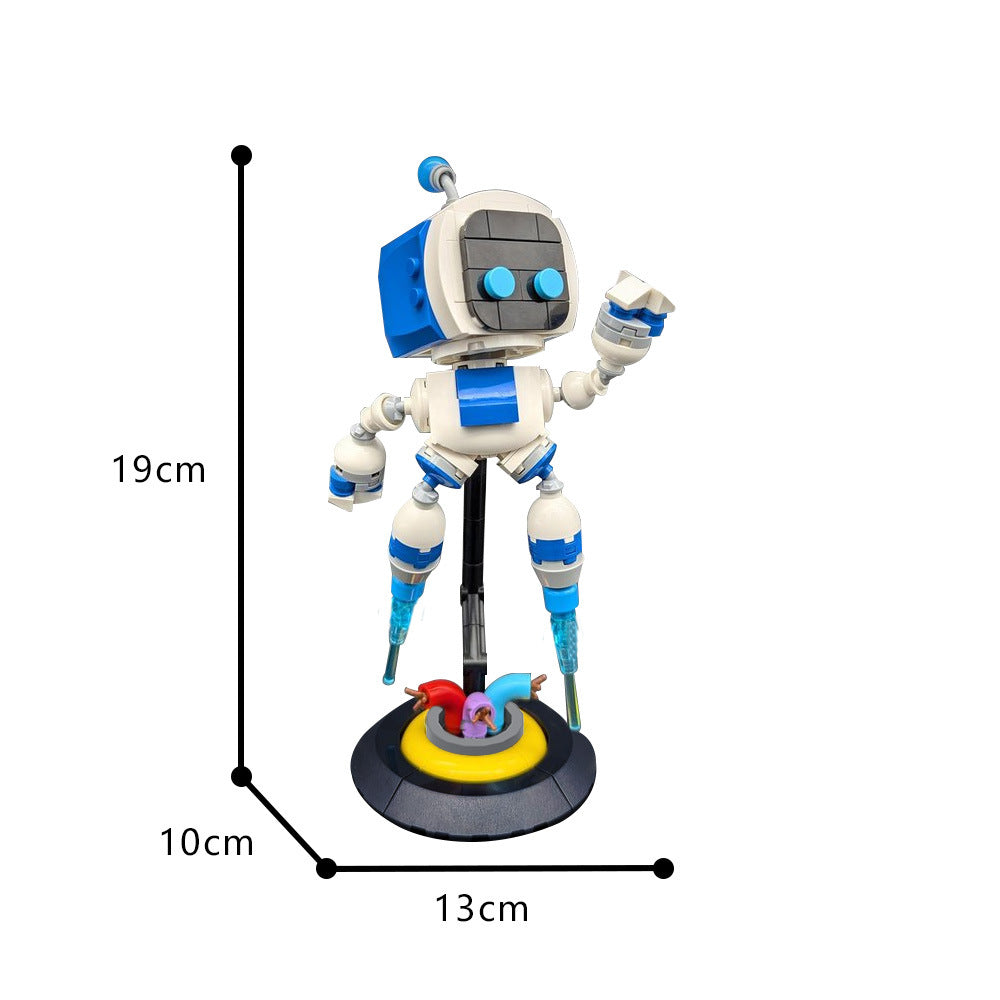 moc-196011 astro bot video game - 171 pcs robot building blocks - 4