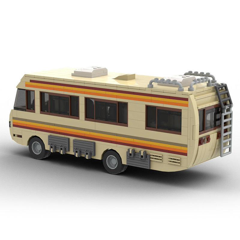 moc-20606 breaking bad rv - custom car model – 657 pcs - 3