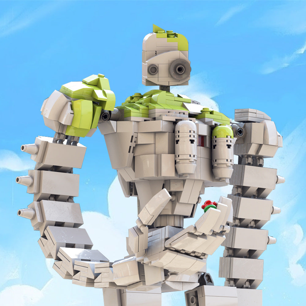 moc-20801 laputan robot building blocks - gobricks a0722 - 1