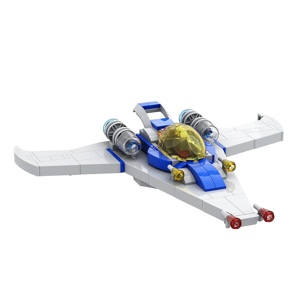 moc-29402 modern classic spaceship building blocks set - 2