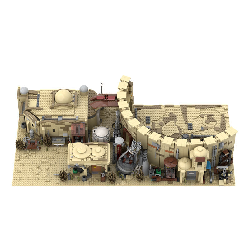 moc-41406 mos eisley spaceport from a new hope - star wars - 3
