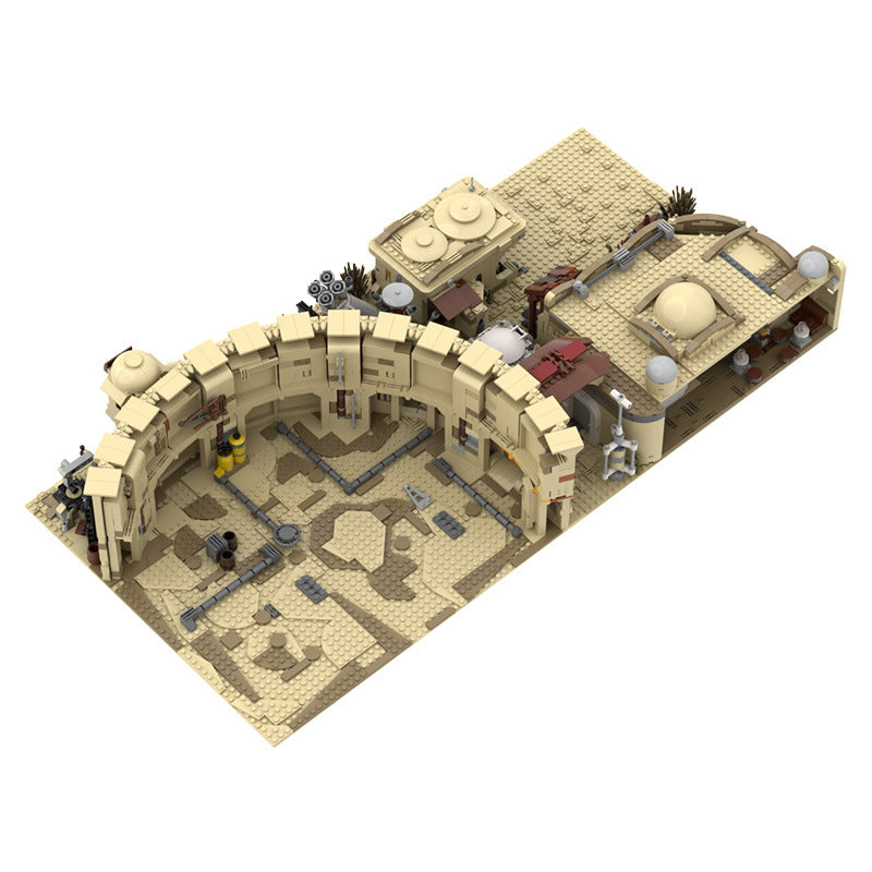 moc-41406 mos eisley spaceport from a new hope - star wars - 4