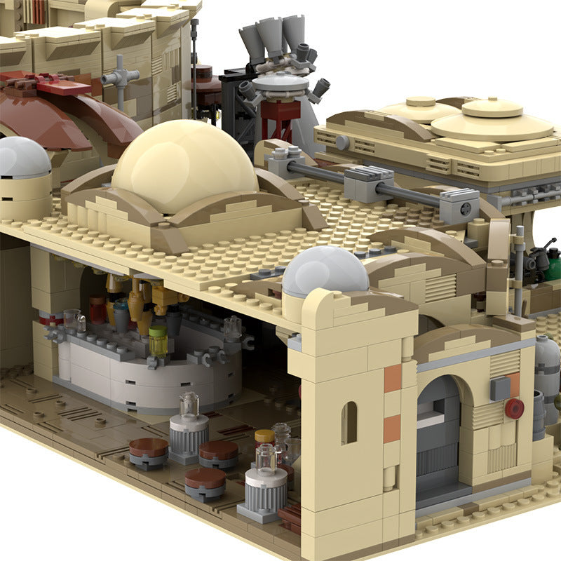 moc-41406 mos eisley spaceport from a new hope - star wars - 6