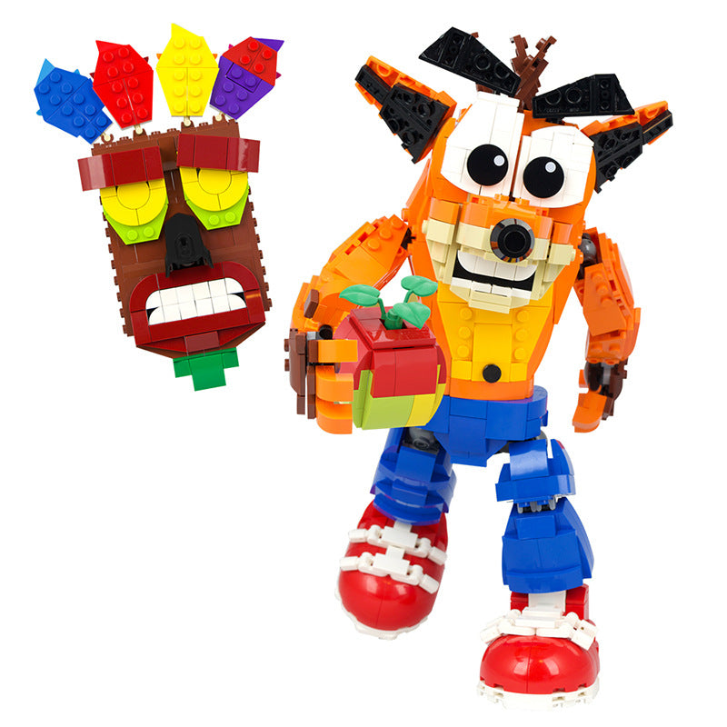 moc-41933 crash bandicoot blocks set 1027 pcs - 1