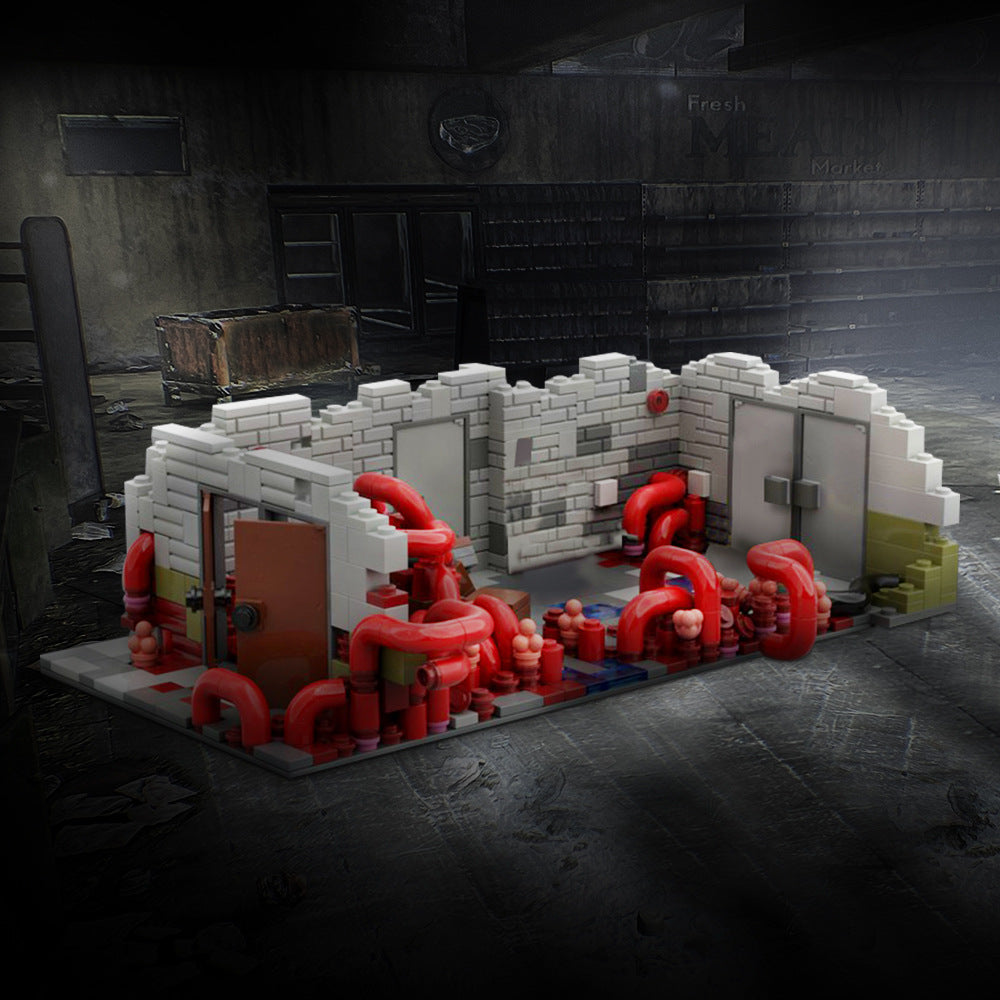 moc-48238 ellie confronts nora building set - the last of us - 1