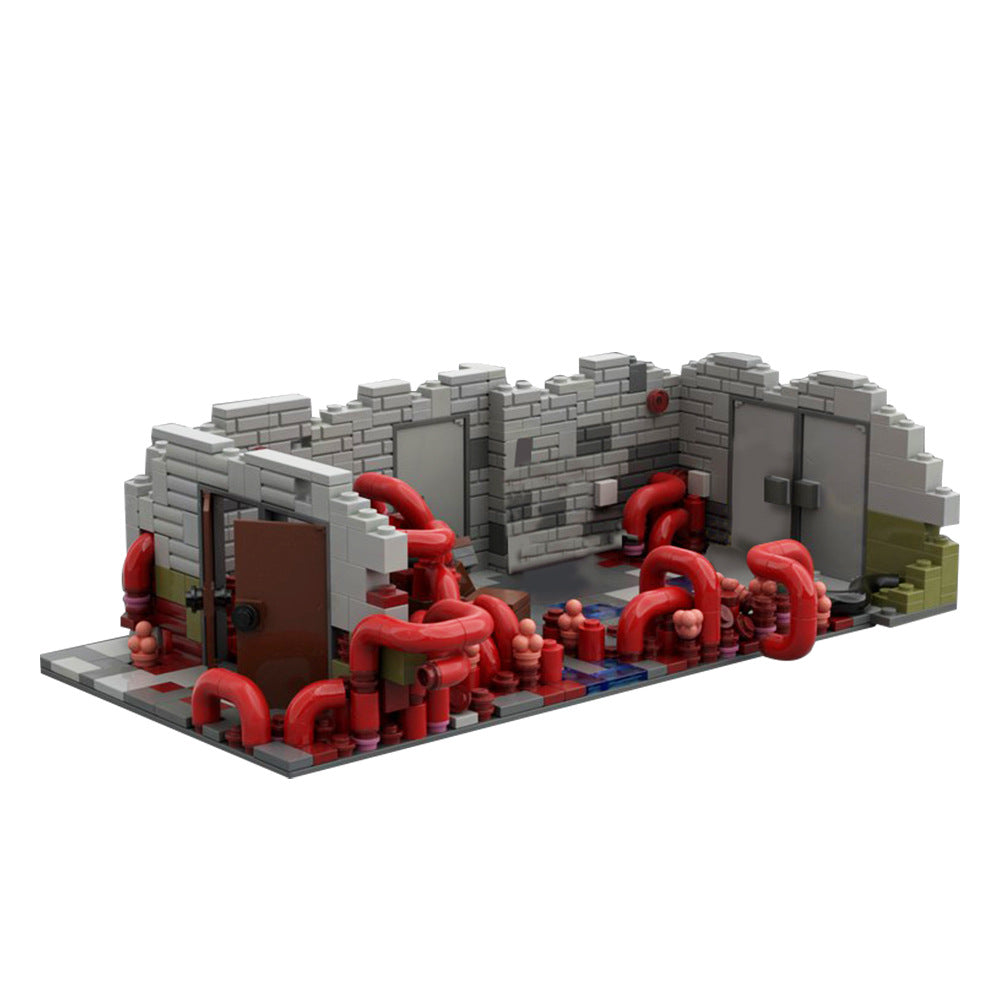 moc-48238 ellie confronts nora building set - the last of us - 5