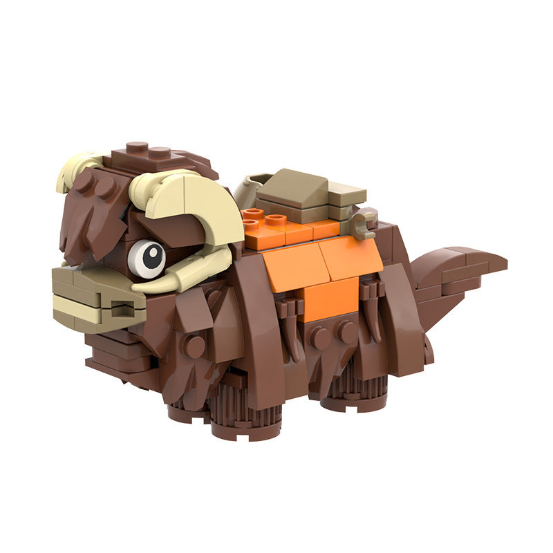 moc-56873 bantha medium size custom star wars model - 230 pcs - 2