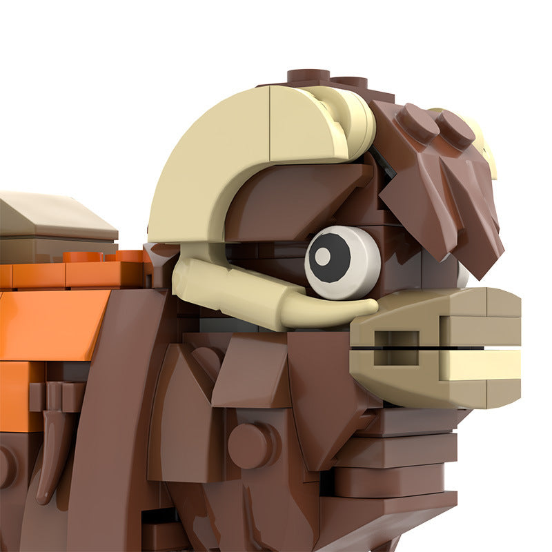moc-56873 bantha medium size custom star wars model - 230 pcs - 4