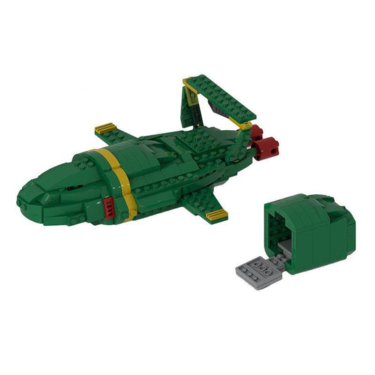 moc-58683 thunderbird 2 - international rescue's transporter - 470 pcs - 1