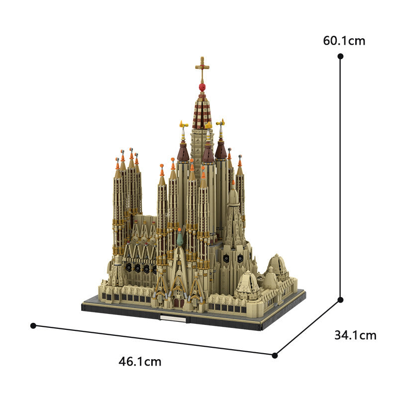 moc-65795 barcelona sagrada familia 10035 pcs - 3