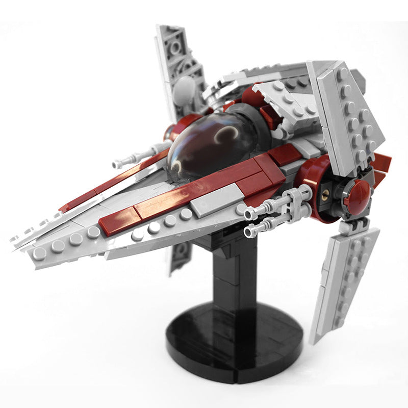 moc-74082 alpha-3 nimbus-class v-wing starfighter minifigure scale - 3