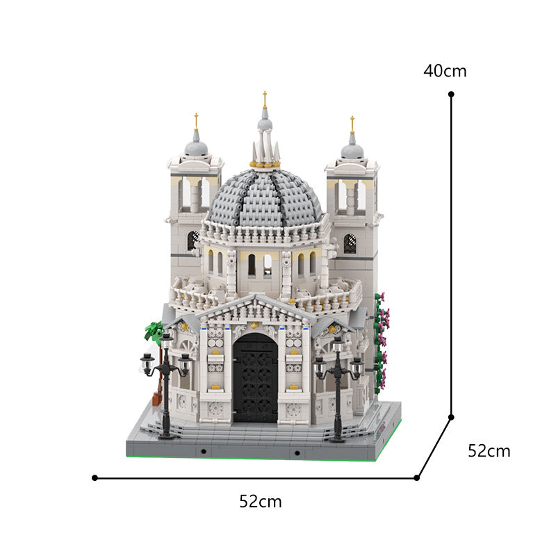 moc-79460 santa maria della salute baroque building - 4077 pcs - 2