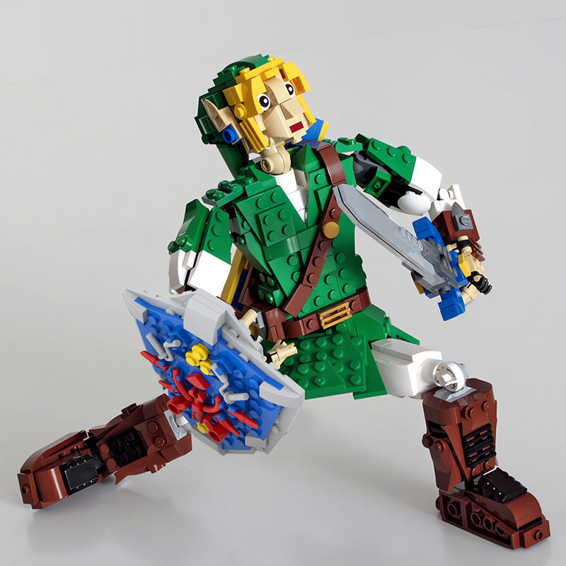 moc 90299 hero of time the legend of zelda - 552 pcs - 5