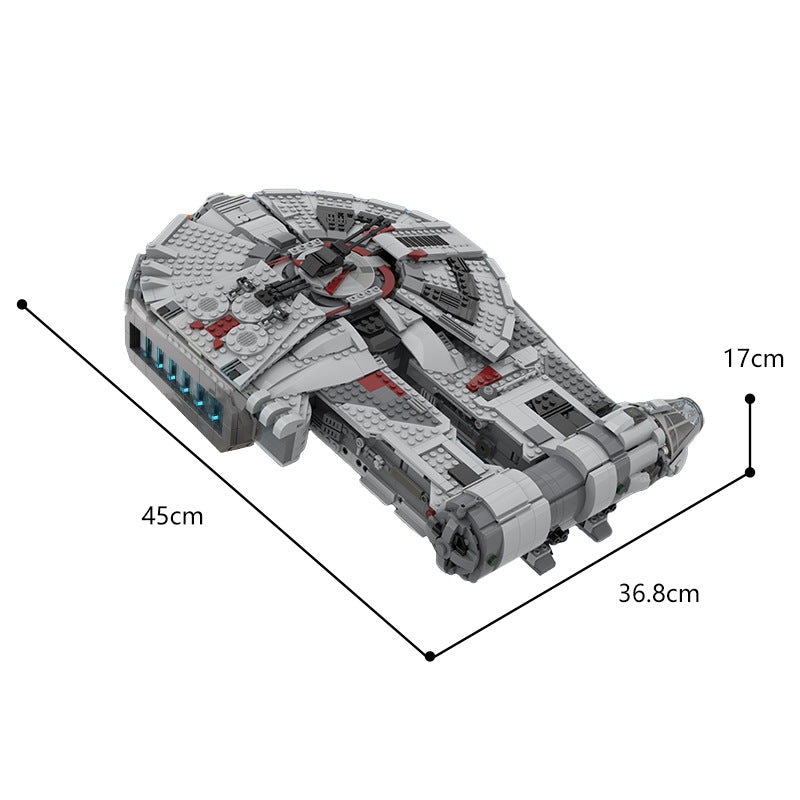moc-97338 yt-2400 freighter outrider sato's hammer - star wars - 3