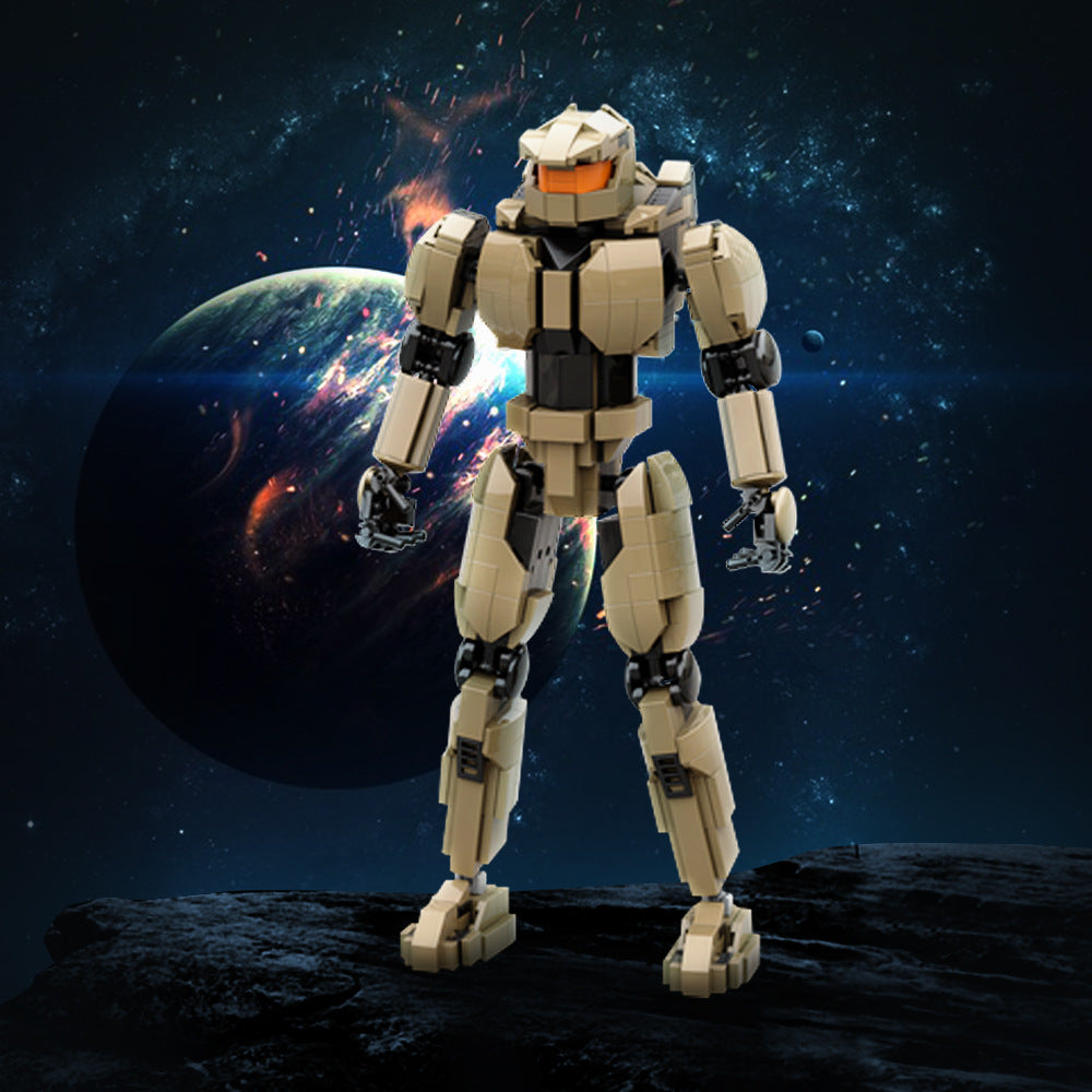 moc-99917 halo master chief robot building set - 3